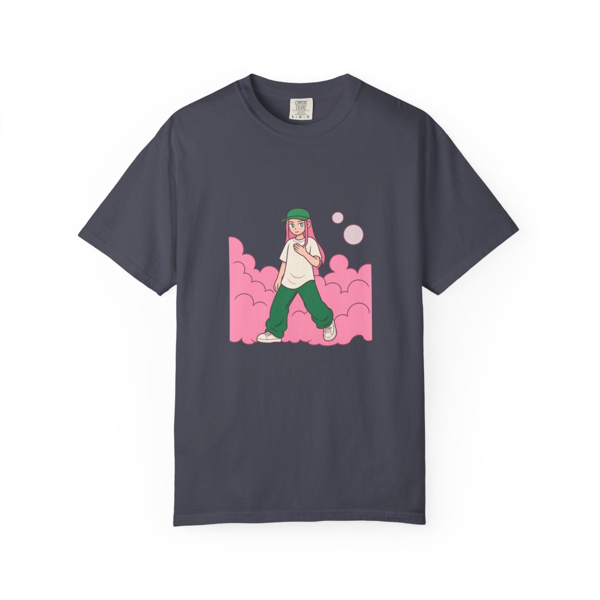 Young Miko Bold Oversized Text Reggaeton T-Shirt - alternate angle 4, merchandise