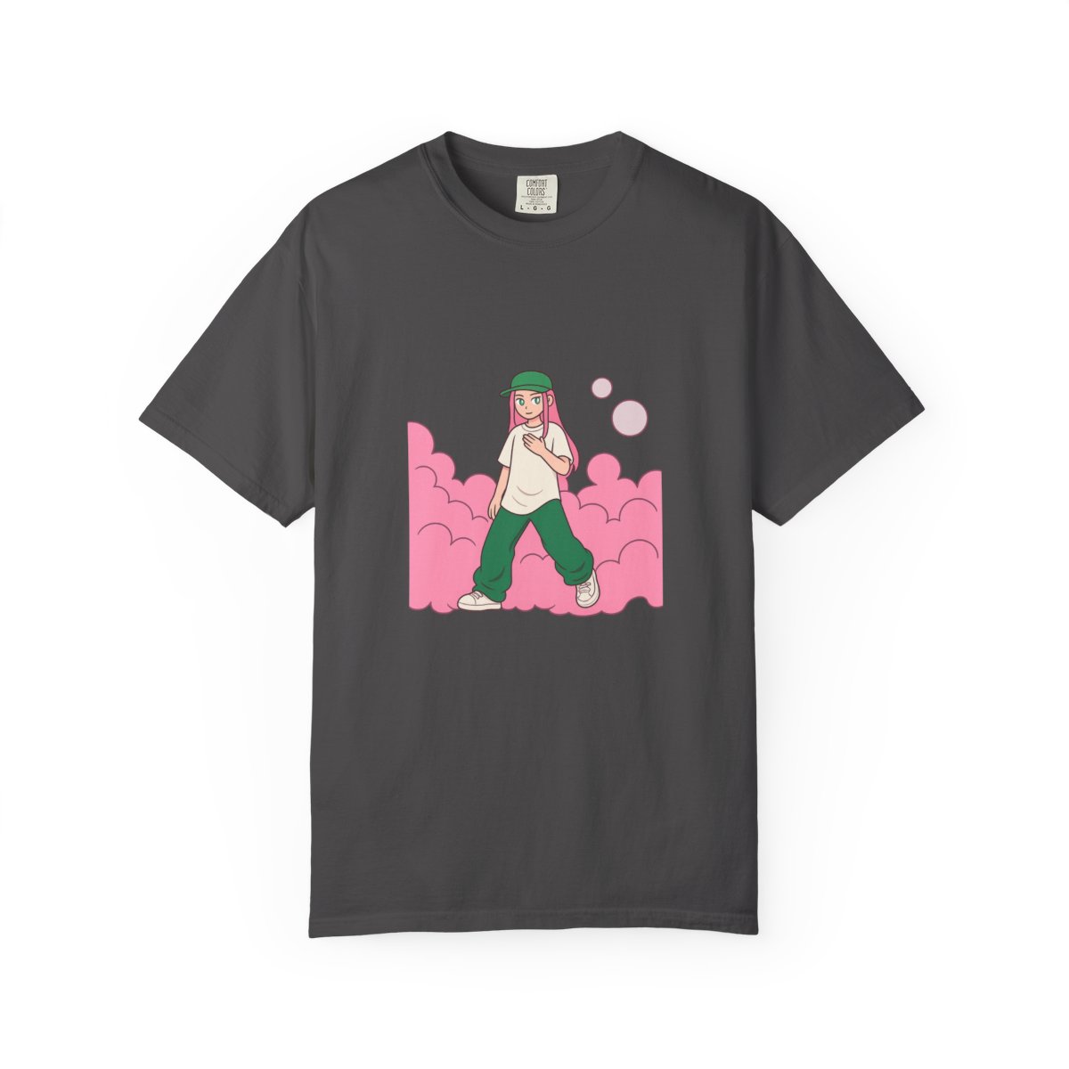 Young Miko Bold Oversized Text Reggaeton T-Shirt - alternate angle 2, merchandise