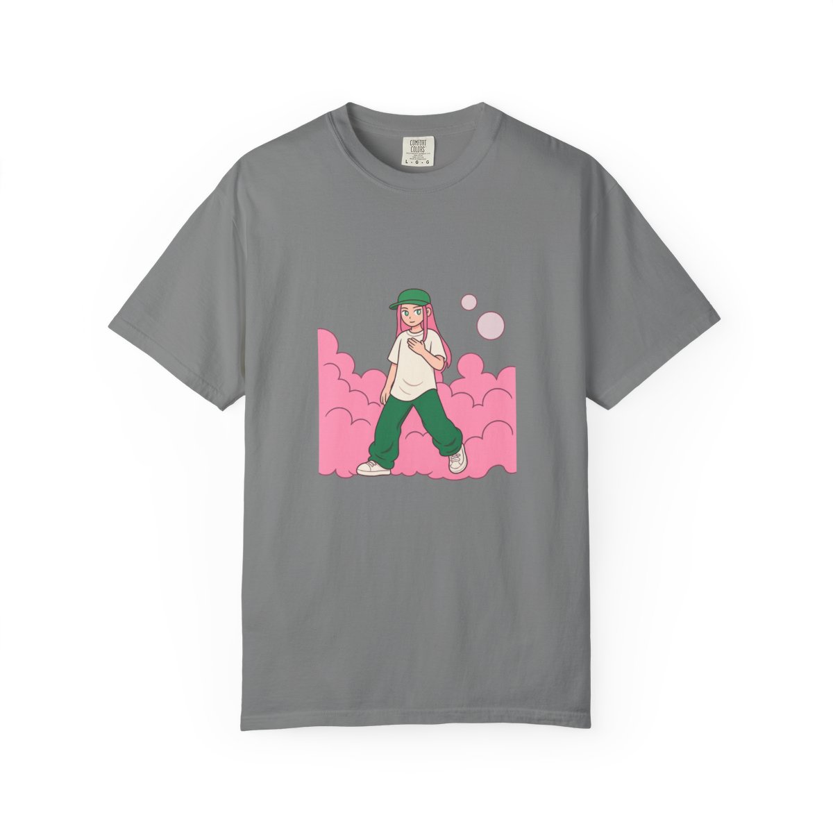 Young Miko Bold Oversized Text Reggaeton T-Shirt - alternate angle 4, merchandise