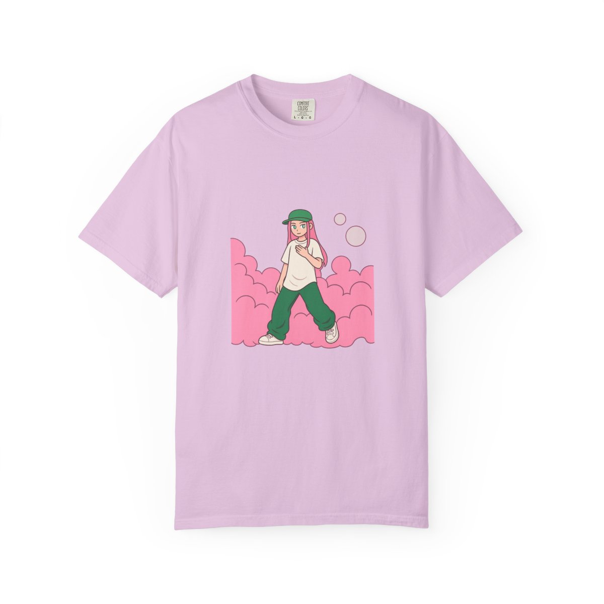 Young Miko Bold Oversized Text Reggaeton T-Shirt - alternate angle 3, merchandise