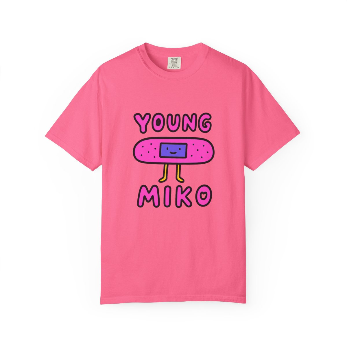 Young Miko Band-Aid Fierce Rap T-Shirt - alternate angle 2, merchandise