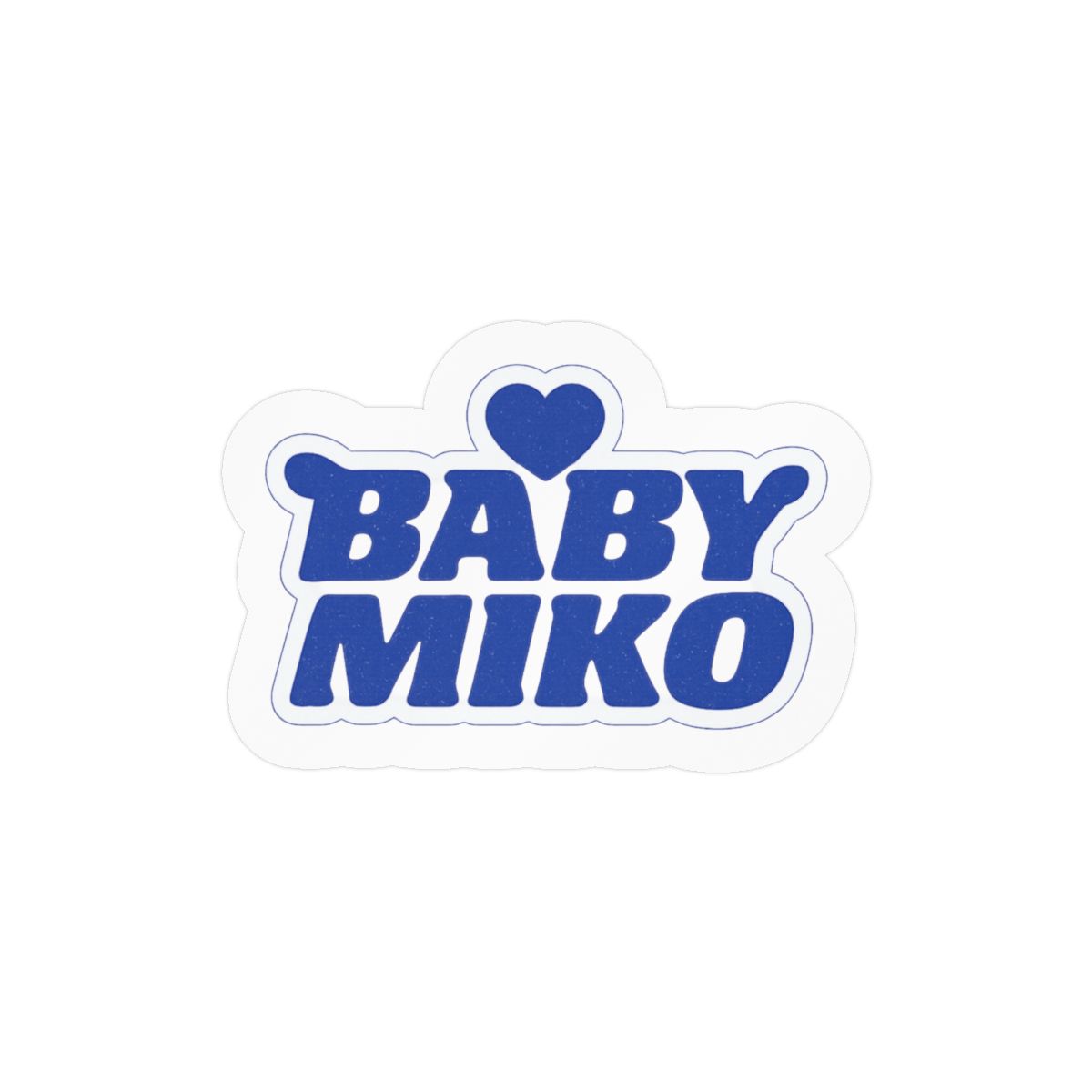 Baby Miko Blue Sticker | Adorable Whimsical Vinyl Decal - Official Stickers merchandise