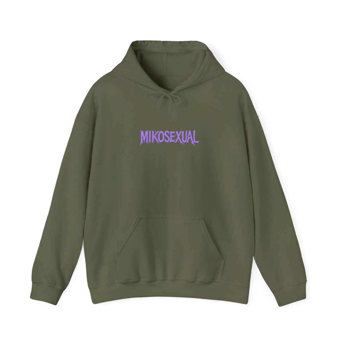 Mikosexual Purple White Graphic Hoodie - alternate angle 5, merchandise
