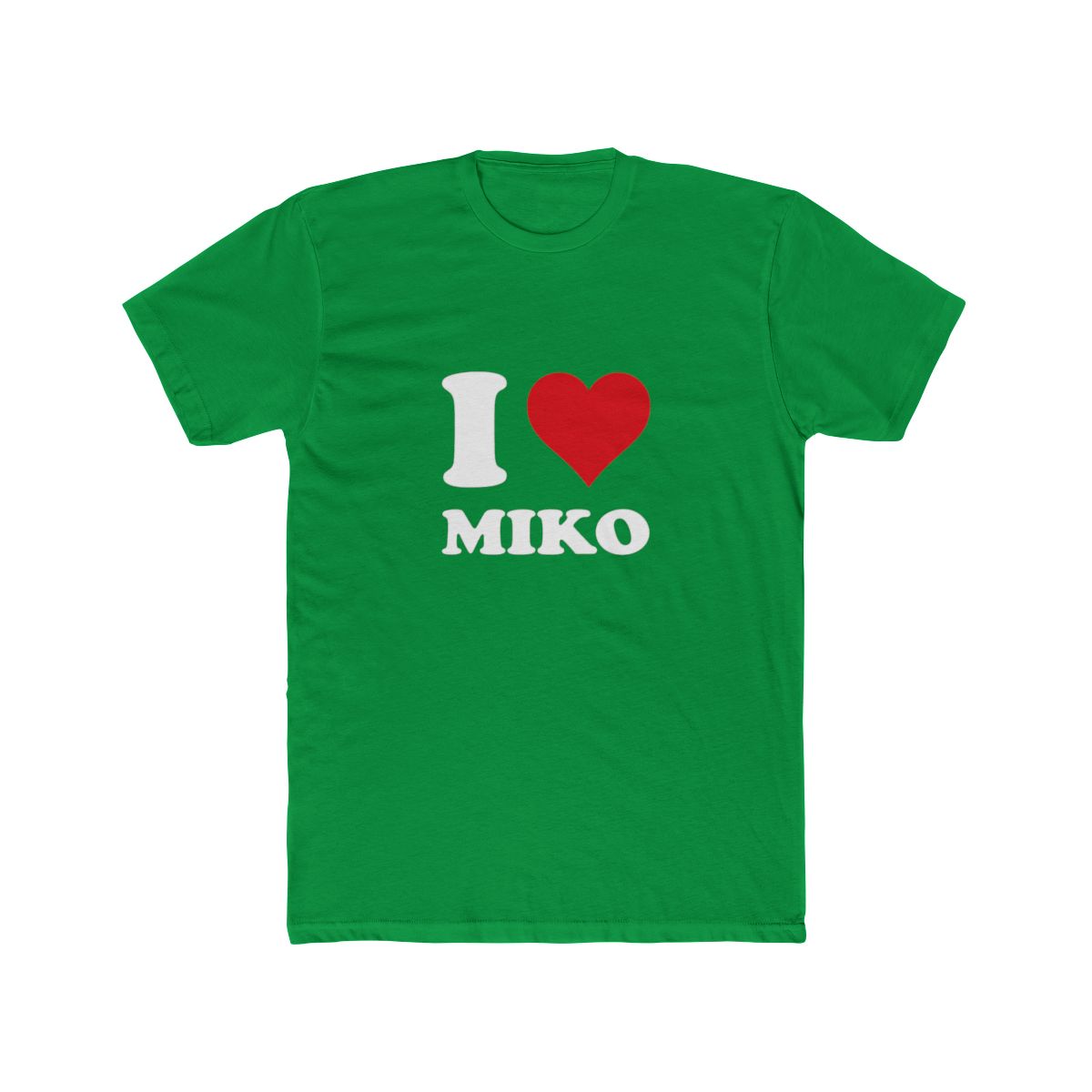 I Heart Miko Love Stories Graphic T Shirt - Bold Pet Fan Gift - alternate angle 2, merchandise