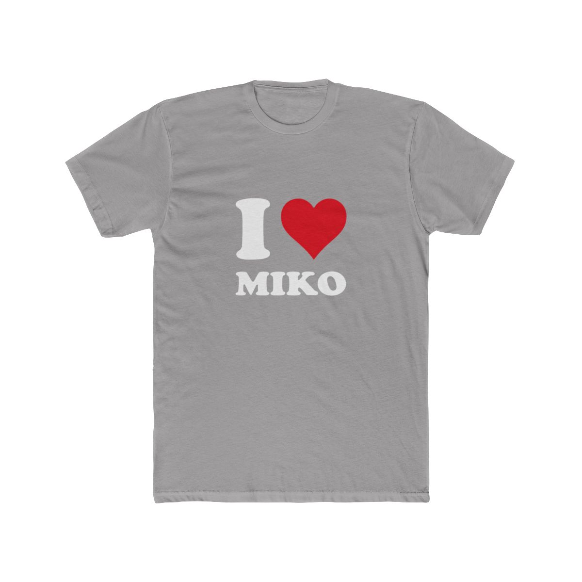 I Heart Miko Love Stories Graphic T Shirt - Bold Pet Fan Gift - alternate angle 4, merchandise