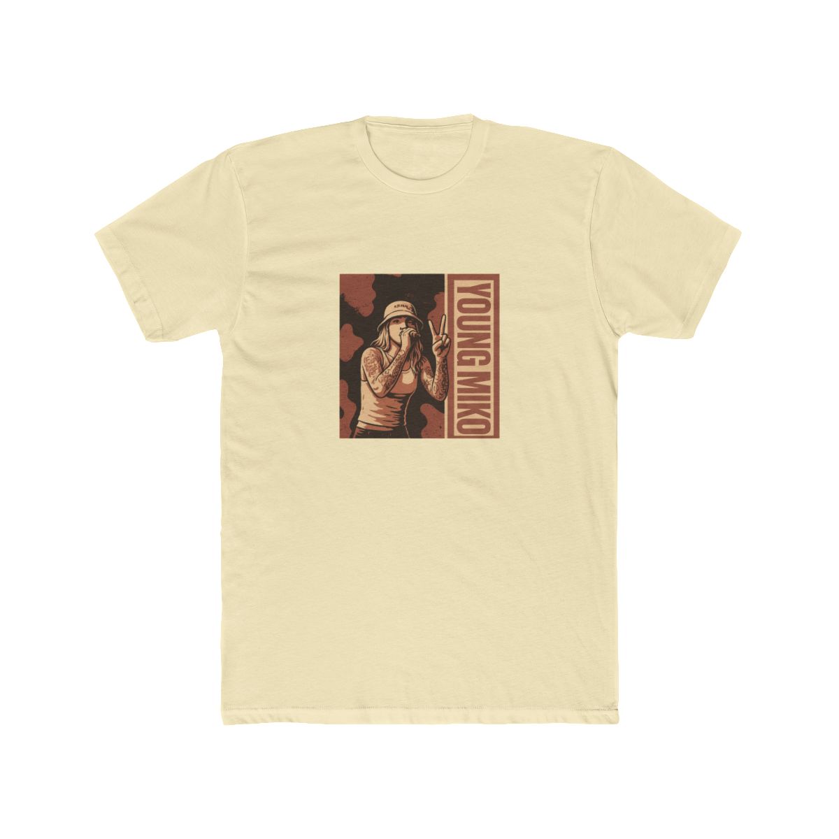young miko // Brown Vintage T Shirt - alternate angle 4, merchandise