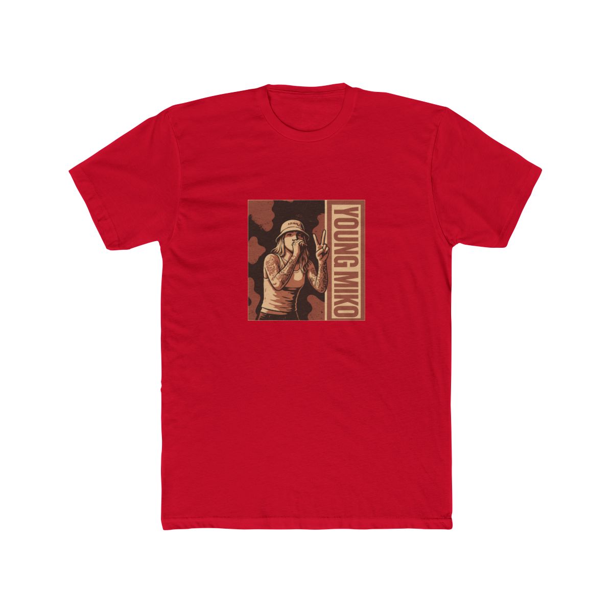 young miko // Brown Vintage T Shirt - alternate angle 5, merchandise