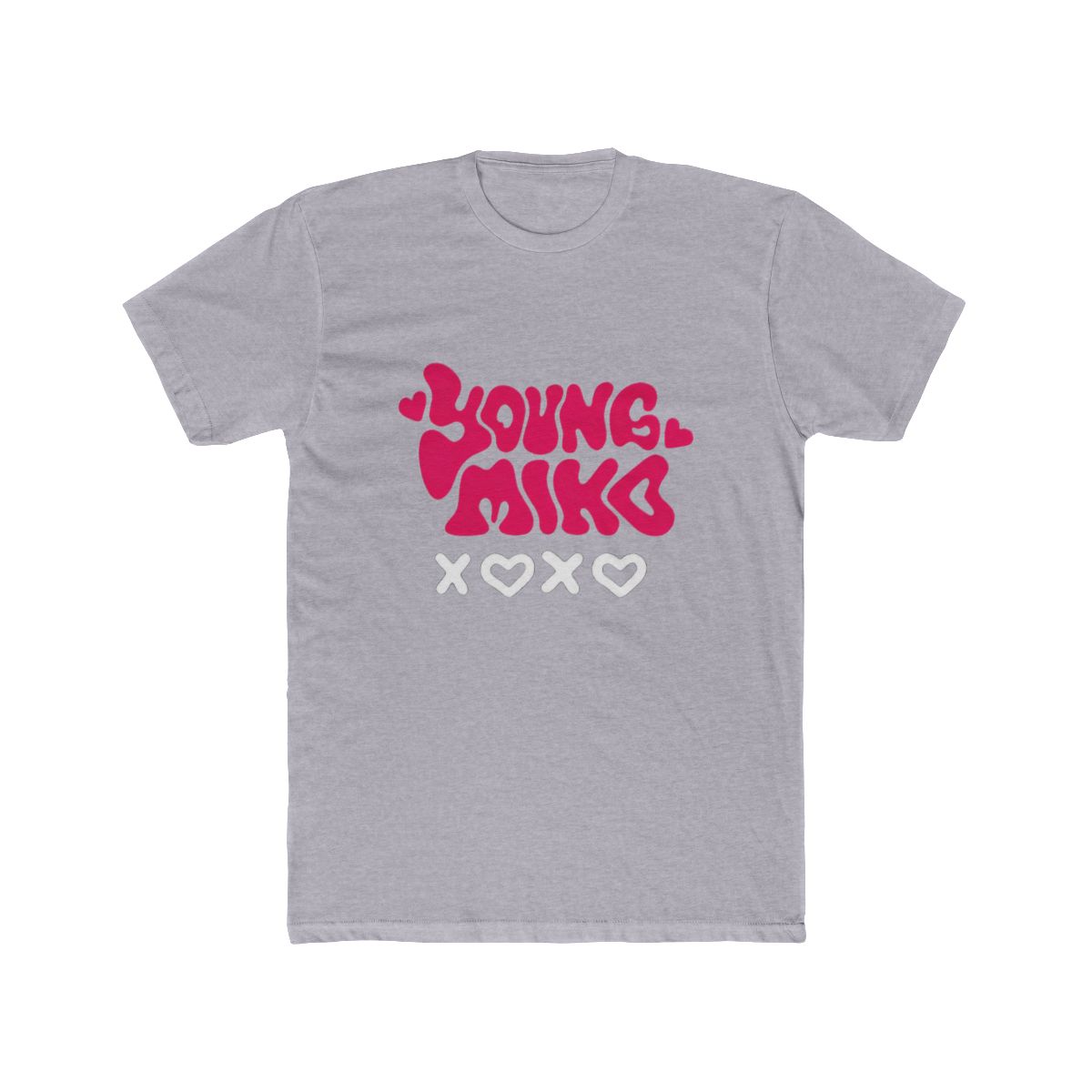 Young Mike Bold Pink Hearts Playful T Shirt - Youthful Casual Vibe - alternate angle 5, merchandise