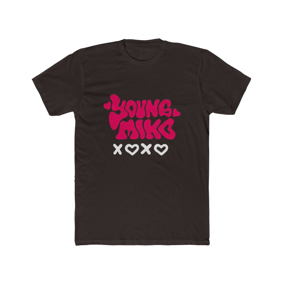 Young Mike Bold Pink Hearts Playful T Shirt - Youthful Casual Vibe - alternate angle 4, merchandise