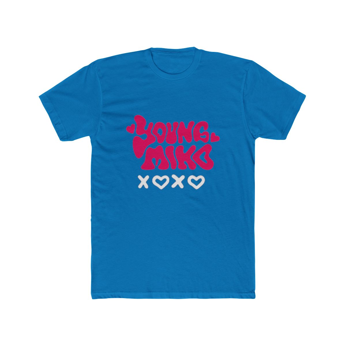 Young Mike Bold Pink Hearts Playful T Shirt - Youthful Casual Vibe - alternate angle 2, merchandise