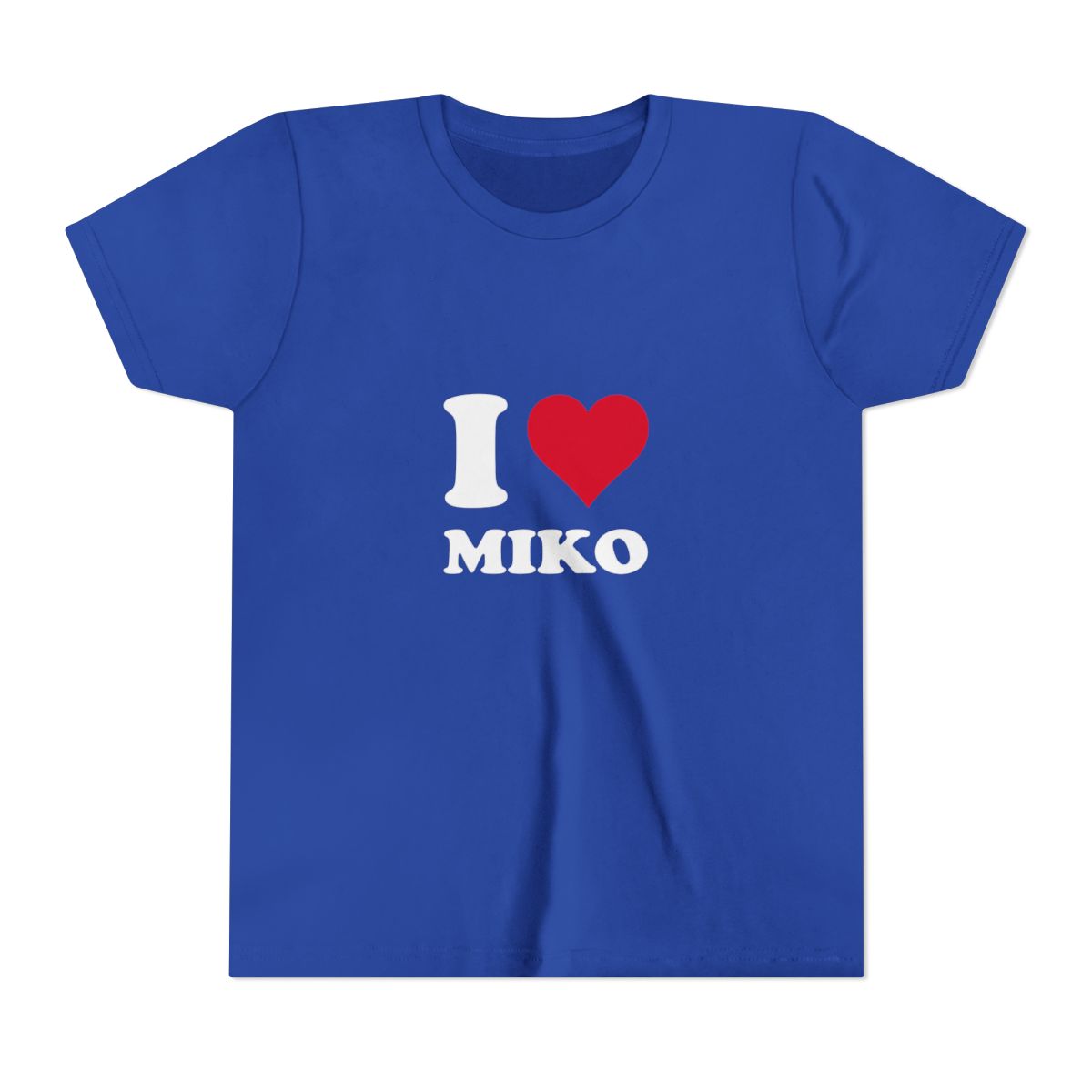 I Heart Miko Love Stories Graphic Kids T Shirt - Bold Pet Fan Gift - alternate angle 4, merchandise