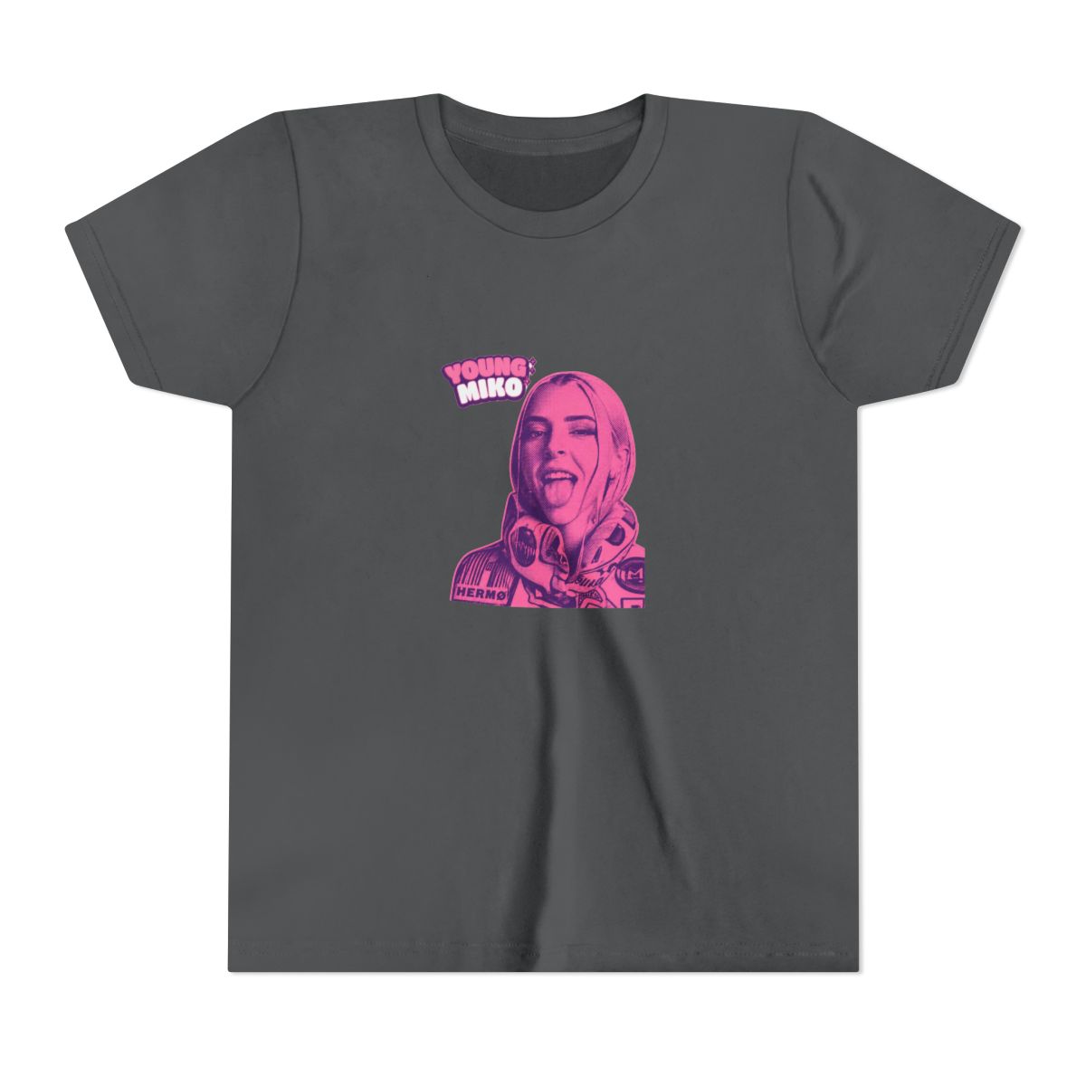 Kawaii Baby Miko Pink Shrine Maiden Kids T Shirt - Adorable Anime Fan Gift - alternate angle 5, merchandise