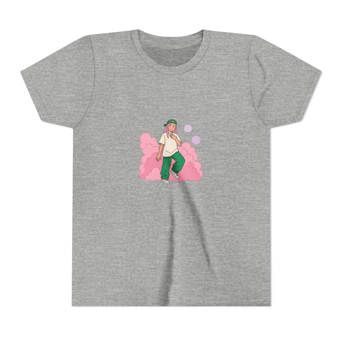 Young Miko Bold Oversized Text Reggaeton Kids T-Shirt - alternate angle 3, merchandise