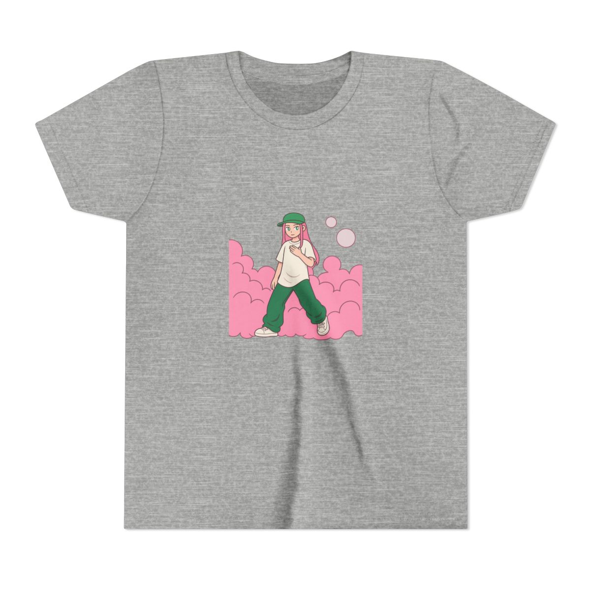 Young Miko Bold Oversized Text Reggaeton Kids T-Shirt - alternate angle 3, merchandise