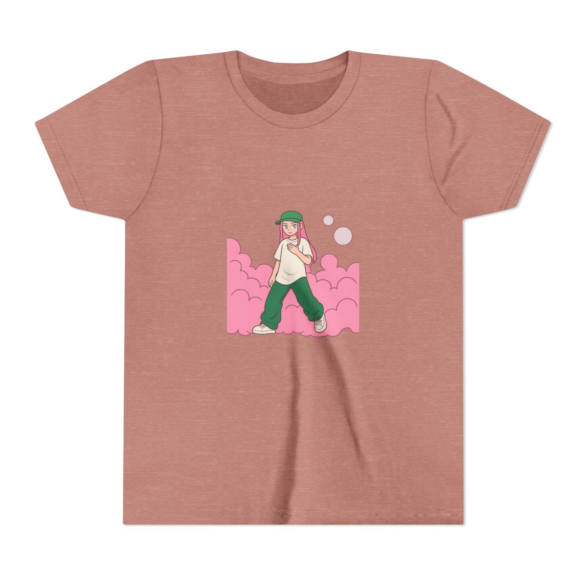 Young Miko Bold Oversized Text Reggaeton Kids T-Shirt - alternate angle 2, merchandise