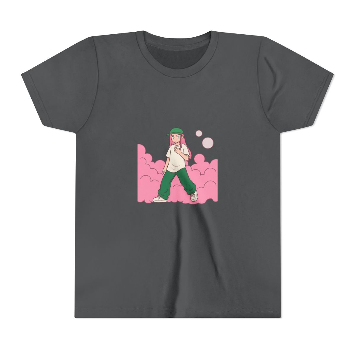 Young Miko Bold Oversized Text Reggaeton Kids T-Shirt - alternate angle 5, merchandise