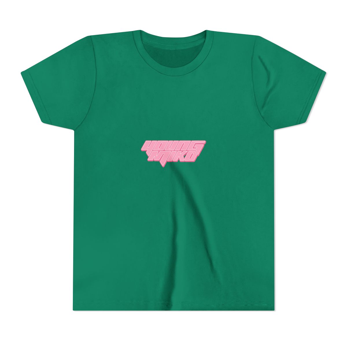 Young Miko Bold Reggaeton Rap Kids T Shirt - alternate angle 2, merchandise
