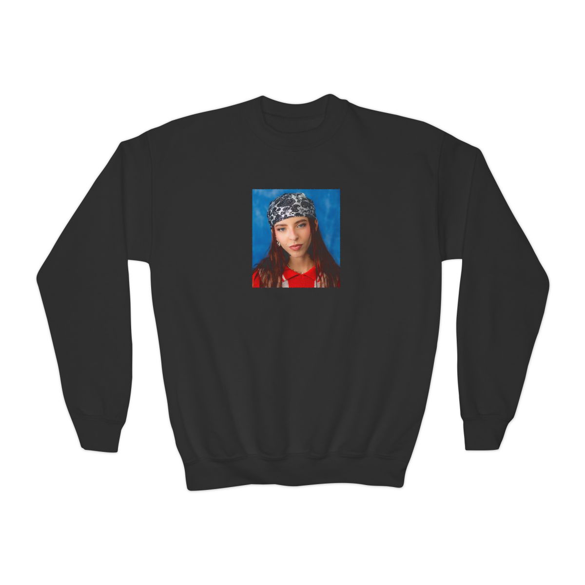Young Miko Crewneck Kids Sweatshirt - alternate angle 2, merchandise