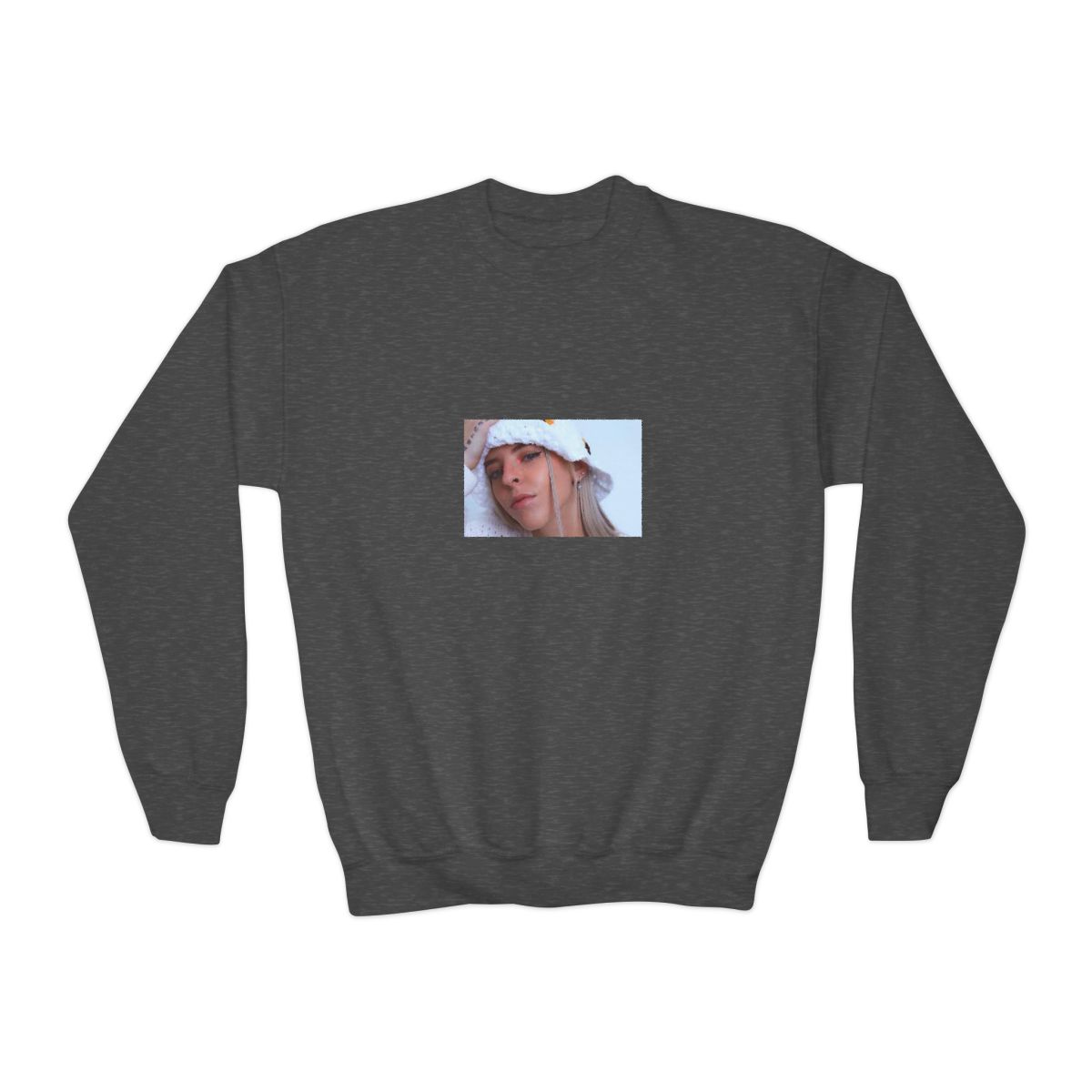 Young Miko Crewneck Kids Sweatshirt #2 - alternate angle 3, merchandise