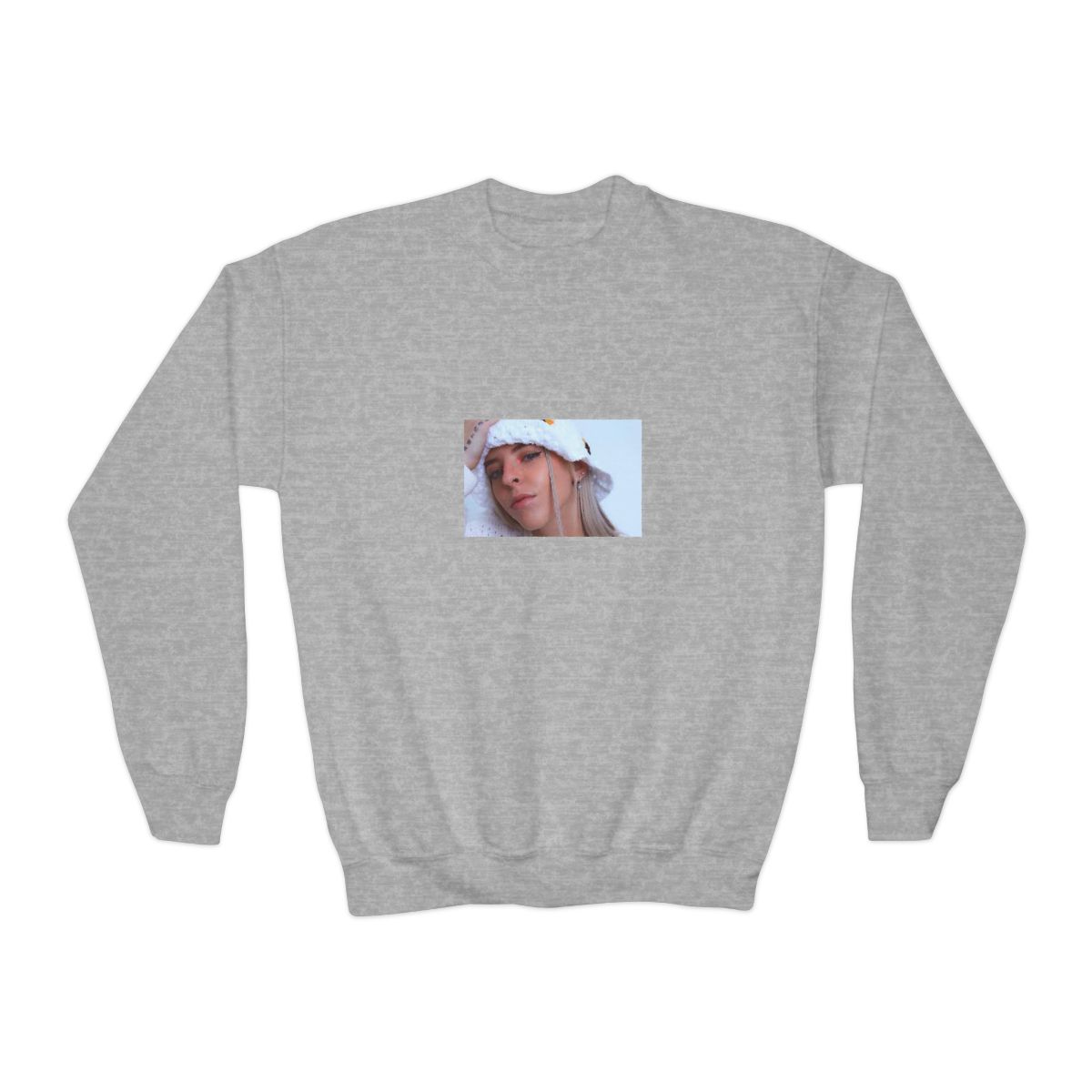 Young Miko Crewneck Kids Sweatshirt #2 - alternate angle 2, merchandise