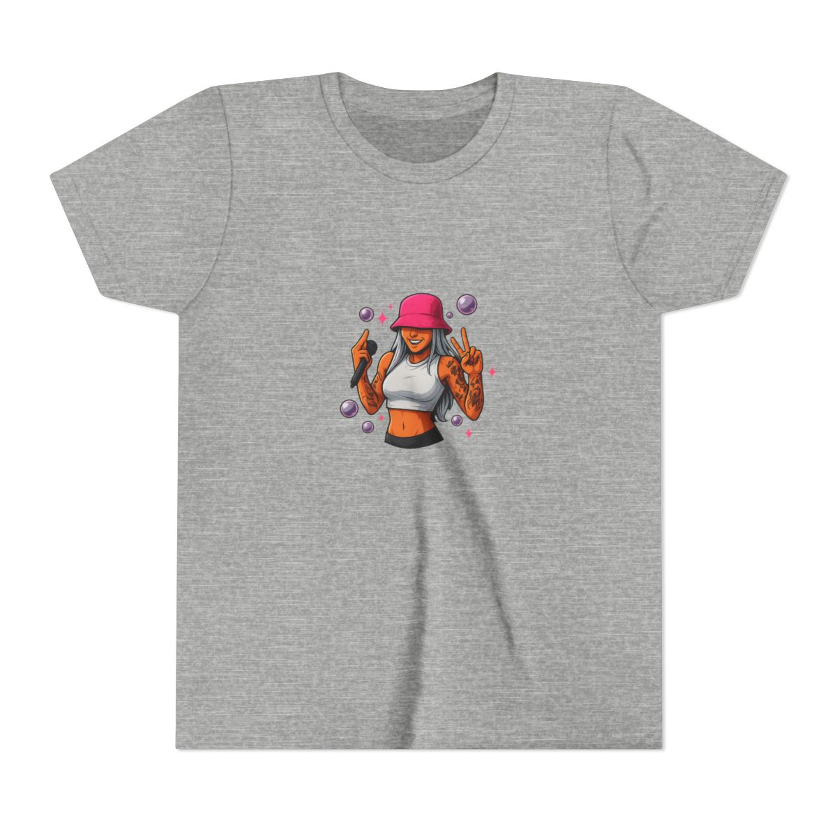 Young Miko Iconic Portrait Kids T Shirt - alternate angle 5, merchandise