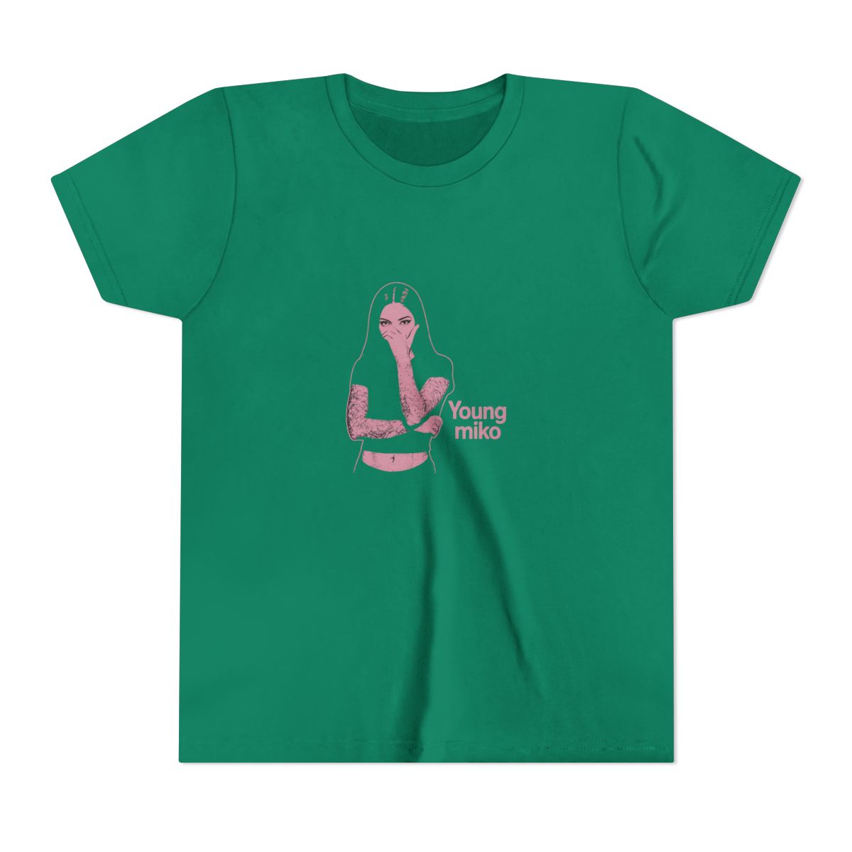 Young Miko Rapper Bold Graphic Kids T-Shirt - alternate angle 2, merchandise